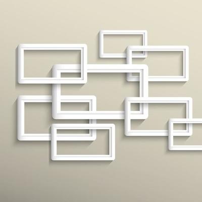 3d vector geometric background