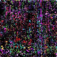 Stylized glitch colorful abstract vector background