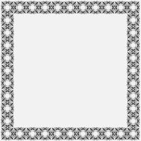 Vintage frame, border vector