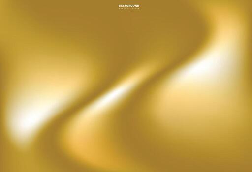 vector de oro estilo degradado borroso. Fondo de lujo de tela, ilustración abstracta para marco de lujo, cinta, banner, web, moneda y etiqueta. elegante plantilla de vector de luz y brillo