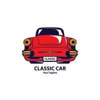 Classic muscle car vector labels