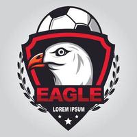 American head eagle logo vector