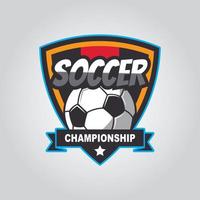 Soccer logo, American logo, Classic logo vector
