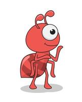 Ant Cartoon Cute Insect illustrations vector