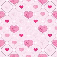 Heart Shaped Puppy Pattern vector