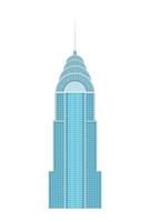 bank of america tower vector