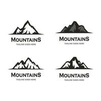 Mountain logo images vector