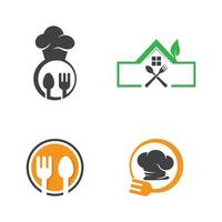 Restaurant logo images vector