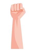 hand human fist vector