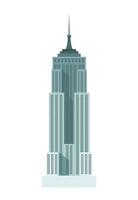 empire state skyscraper vector