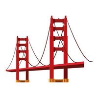 golden gate bridge vector