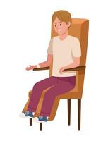 male donor seated vector