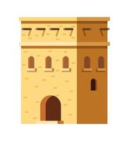 muslim architecture tower vector