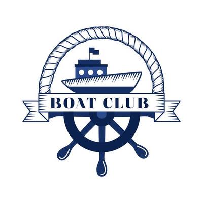 boat nautical label