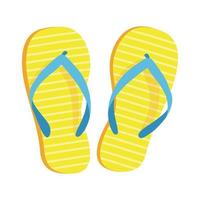 flip flops icon vector