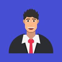 Business man on background vector