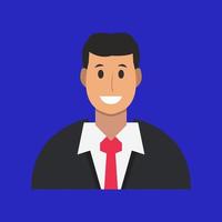 Business man on background vector