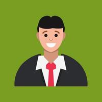 Business man on background vector