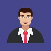 Business man on background vector