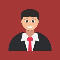 Business man on background vector