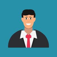 Business man on background vector