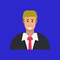 Business man on background vector