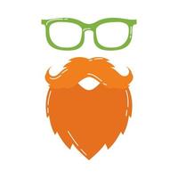 leprechaun beard and glasses accessories