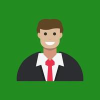 Business man on background vector