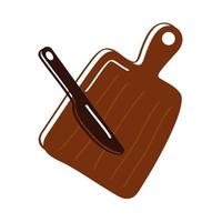 knife and board vector