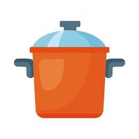 kitchen pot cookware vector