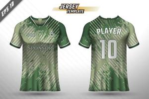 Soccer jersey and t-shirt mockup vector design template