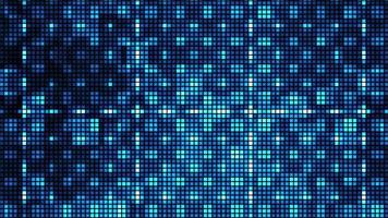 digital technology blue grid line mosaic tile motion. video