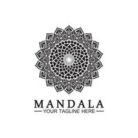 plantilla de vector de diseño de logotipo de mandala