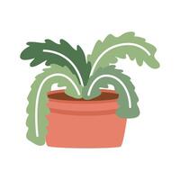 orange houseplant icon vector