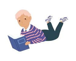 boy with book vector