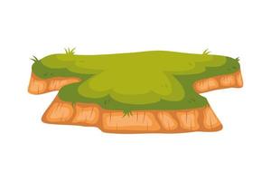 terrain island icon vector