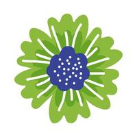 green spring flower vector