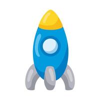 rocket kids toy vector