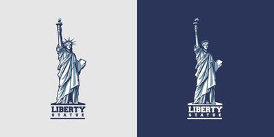 liberty statue vector
