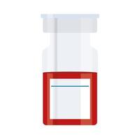 bottle drugs plastic isolated icon vector