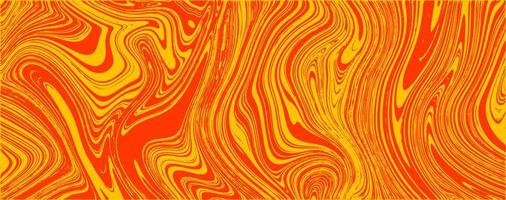 Orange and yellow marble texture background, vector illustration