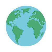 world planet earth ecology icon vector