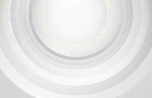 Modern minimal and clean white gold circle background in 3d realistic look vector