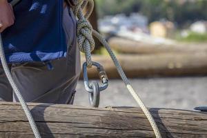 Zipline adventure activity safety photo