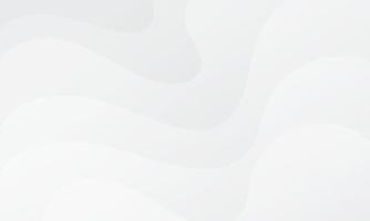 Abstract White Fluid Wave Background vector