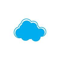 Cloud template vector