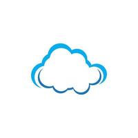 Cloud template vector