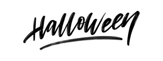 Happy Halloween Text Banner Lettering Holiday Special offer Shop Now vector