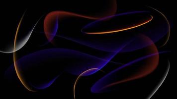 Liquid gradient transparent waves dark background vector