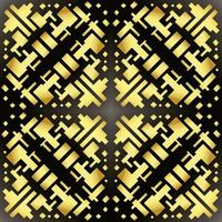 This is a golden texture with complex geometric shapes in the Art Deco style vector
